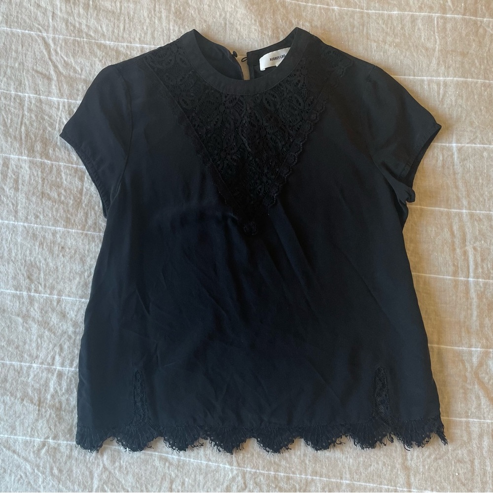 Silk top Anthropologie